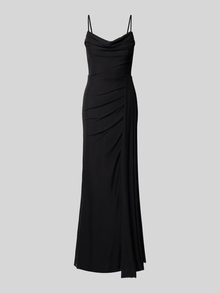 TROYDEN COLLECTION Abendkleid mit Beinschlitz Black 2