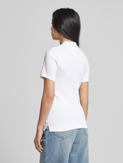 Tommy Hilfiger Slim fit poloshirt met logostitching, model '1985' Wit - 5