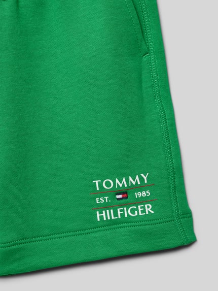 Tommy Hilfiger Teens Sweatshorts met steekzakken Groen - 2