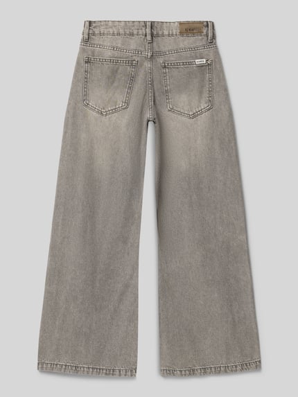 Garcia Wide leg jeans in 5-pocketmodel, model 'Marall' Blauw - 3