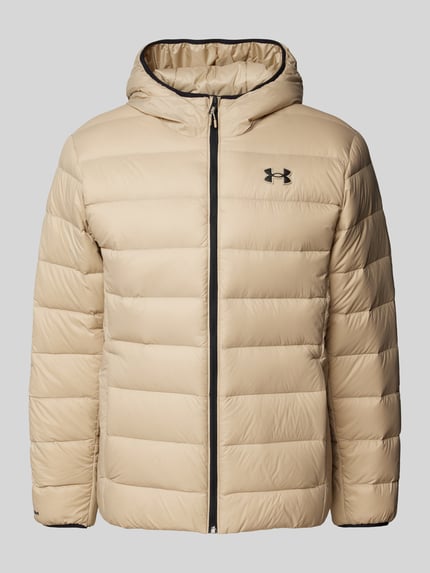 Under Armour Kurtka pikowana z naszywką z logo model ‘LEGEND’ Beżowy 2