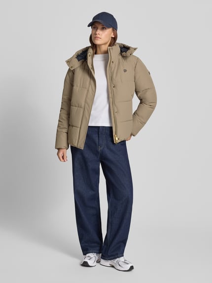 Superdry regular fit jack in doorgestikt design Beige - 1