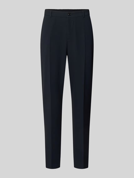 Stoffen broek met vouw model 'River' Shop The Look MANNEQUINE