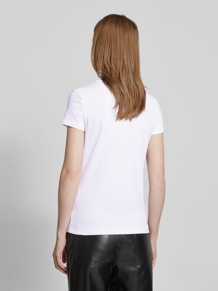GUESS T-shirt met labelstitching Wit - 5