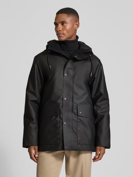 Rains Funktionsjacke mit Kapuze Black 4