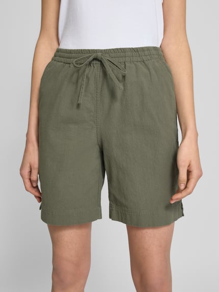 Soyaconcept Szorty o kroju relaxed fit z elastycznym pasem model ‘Cissie’ Khaki 3