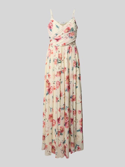 GUIDO MARIA KRETSCHMER WOMAN Abendkleid in Wickel-Optik Modell 'Cathleen' Offwhite 2
