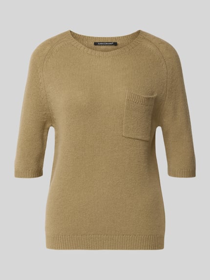 Slim Fit Oberteil mit Kaschmir-Anteil Shop The Look MANNEQUINE