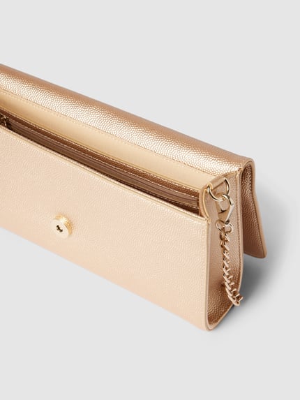 Valentino Bags Clutch met labelapplicatie, model 'DIVINA' Goud gemêleerd - 4