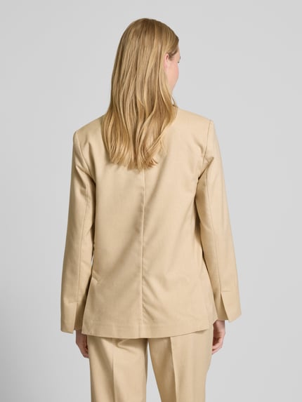 OPUS Regular Fit Blazer mit Leinen-Anteil Modell 'Jaomi' Sand 5