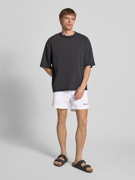 Champion Regular Fit Badehose mit Label-Stitching Weiss 1