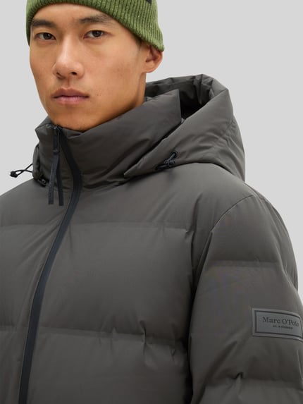 Marc O'Polo Bomberjacke mit Kapuze Oliv 3