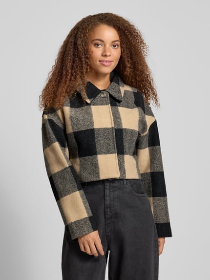 Gina Tricot Hemdjacke mit Umlegekragen Modell 'Short jacket' Sand 4