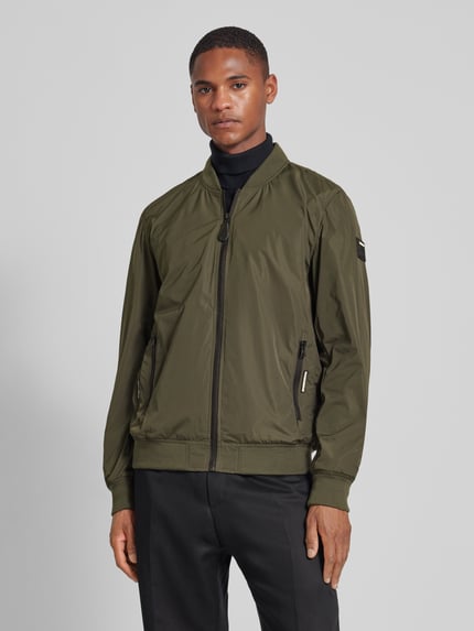 khujo Bomberjacke mit Reißverschlusstaschen Modell 'Lasse' Oliv 4
