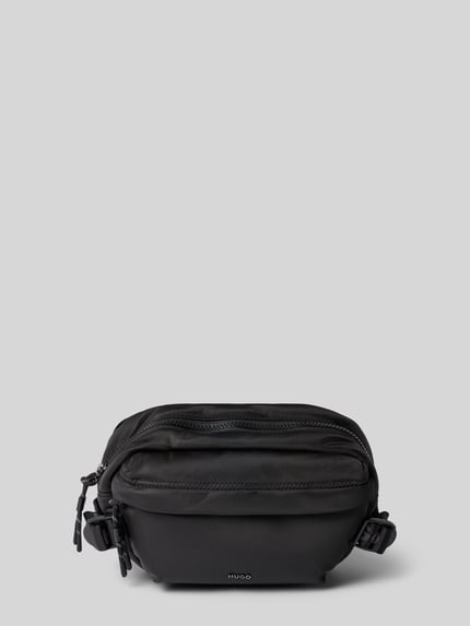 HUGO Bauchtasche mit Label-Detail Modell 'AYDEN_New_WAISTBAG' BLACK 2