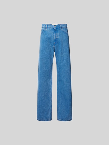 Straight Fit Jeans aus reiner Baumwolle Shop The Look MANNEQUINE
