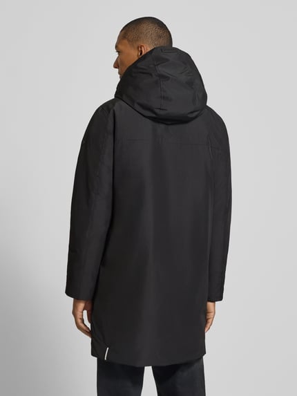 khujo Jacke mit Label-Patch und Kapuze Black 5