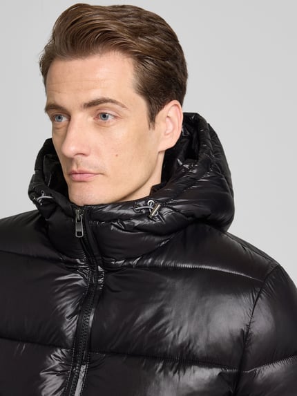 MCNEAL Puffer Jacket mit Reißverschluss und Eingrifftaschen Metallic Black 3