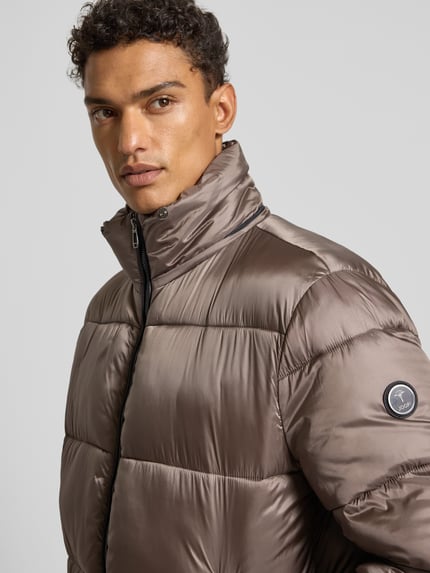 JOOP! COLLECTION Gewatteerd jack met ritszakken Middenbruin - 3