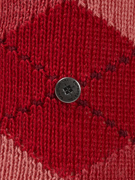 Burlington Socken mit Label-Detail Modell 'WHITBY' Kirsche 2