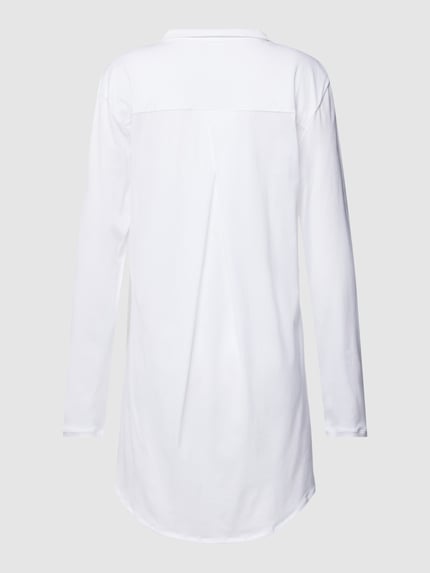 HANRO Nachthemd met effen design en knoopsluiting Wit - 3
