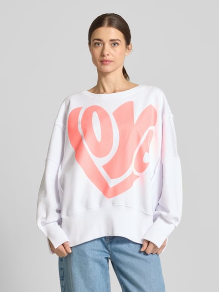miss goodlife Sweatshirt met statementprint Lichtroze - 4