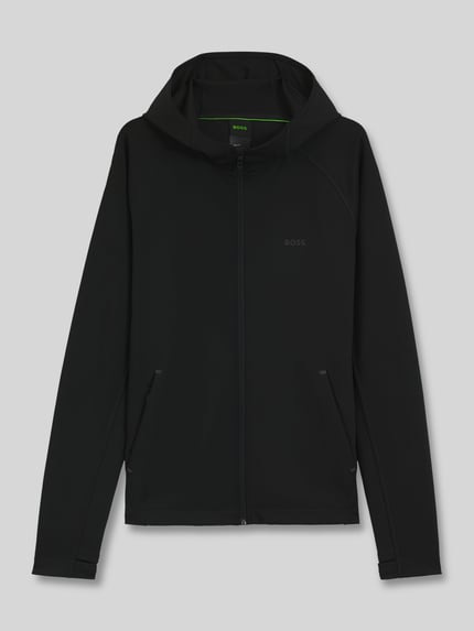 BOSS Green Regular Fit Trainingsjacke aus schnell trocknendem Gewebe Modell 'SICON ACTIVE' Black 2