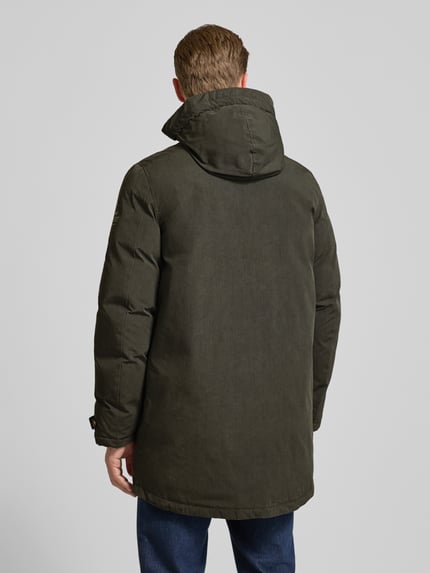 ECOALF Parka mit Kapuze und Pattentaschen Modell 'TASKA' Oliv 5