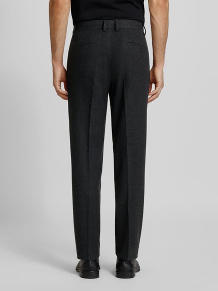 Lindbergh Regular Fit Stoffhose mit Bügelfalten Black 5