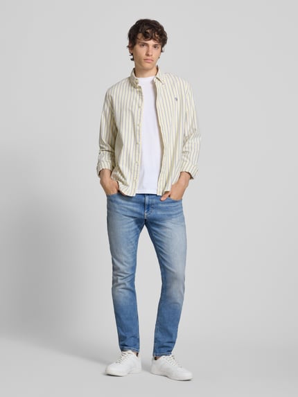 Tommy Jeans Slim Fit Jeans aus Baumwoll-Mix Modell 'AUSTIN' Jeansblau 1