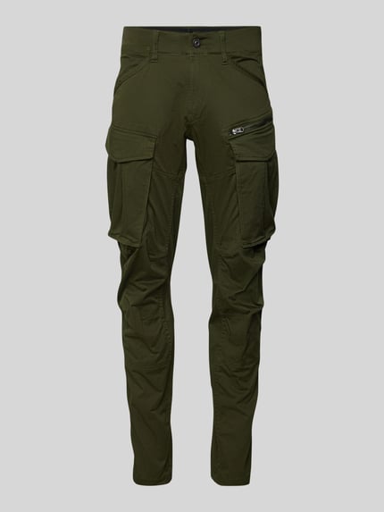 G-Star RAW Regular Tapered Fit Cargohose mit Reißverschlusstasche Oliv 2