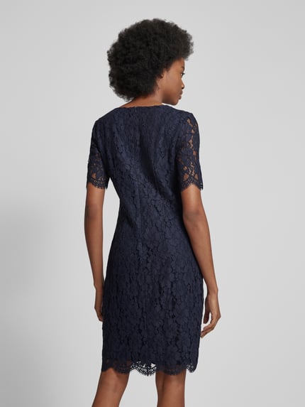 Christian Berg Woman Selection Knielanges Kleid mit Ausbrenner-Effekt Marine 5