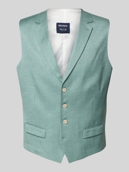 MCNEAL Gilet met reverskraag Groen - 2