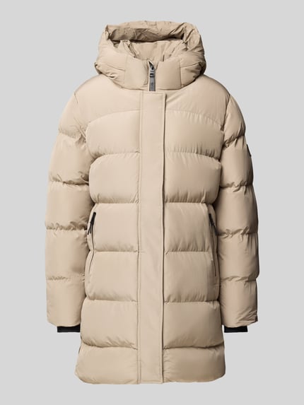 Superdry Puffer Jacket mit Reißverschlusstaschen Stein 2