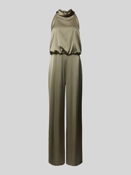 V by Vera Mont Regular Fit Jumpsuit mit Strukturmuster Oliv 2