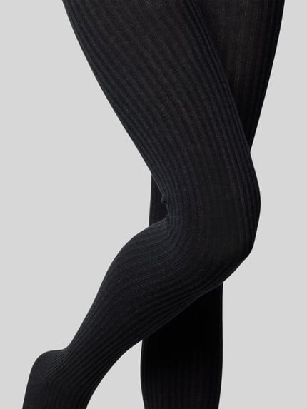 FALKE Strumpfhose mit Strukturmuster Modell 'Family' Dunkelgrau 3