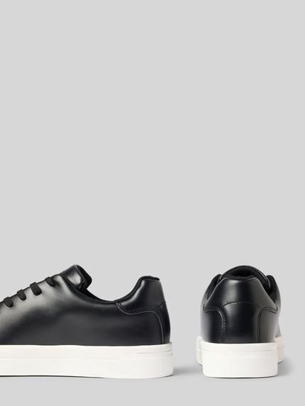 Selected Low Top Sneaker aus echtem Leder Modell 'DAVID' Black 2