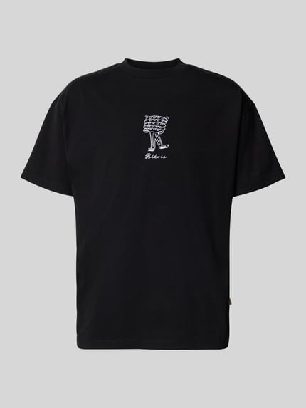 BLKVIS T-Shirt mit Motiv- und Label-Stitching Modell 'BAKERY' Black 2