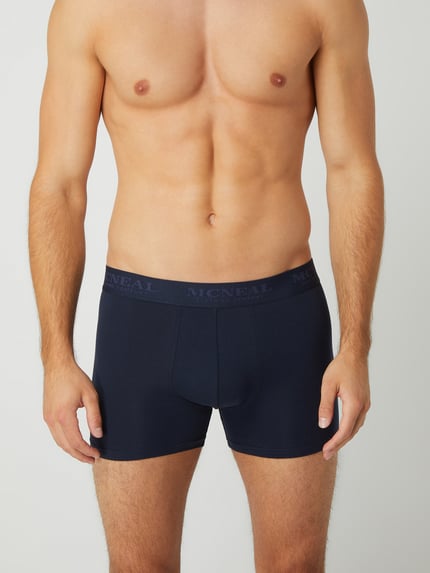 MCNEAL Trunks mit Label-Bund im 3er-Pack Marine 3