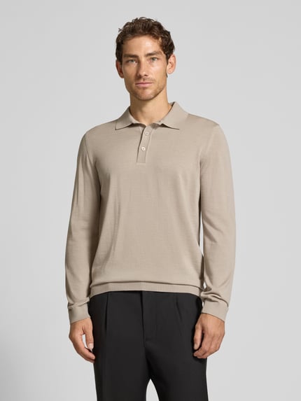 MAERZ Muenchen Regular Fit Strickpullover aus reiner Schurwolle Offwhite 4
