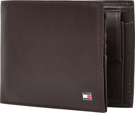 Tommy Hilfiger Geldbörse aus Leder Dunkelbraun 5