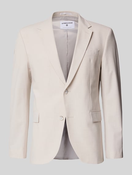 Slim Fit Anzugsakko mit Pattentaschen Modell 'AIDAN3' Shop The Look MANNEQUINE