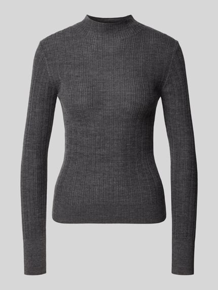 Slim Fit Turtleneck-Pullover aus reiner Wolle Shop The Look MANNEQUINE