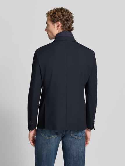 Manuel Ritz Marynarka o kroju slim fit z dodatkiem wiskozy Granatowy 5