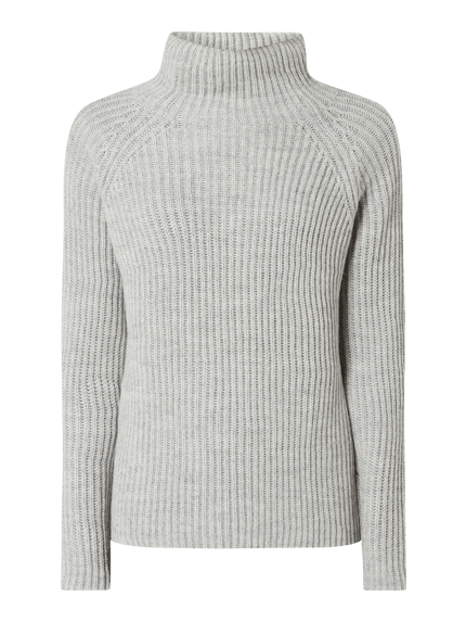 DRYKORN Pullover mit Alpaka-Anteil Modell 'Arwen' Hellgrau Melange 2
