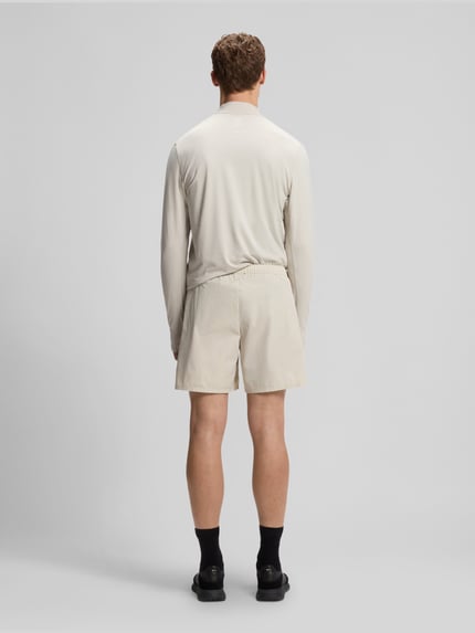 BOSS Green Szorty sportowe o kroju relaxed fit z elastycznym pasem Piaskowy 5
