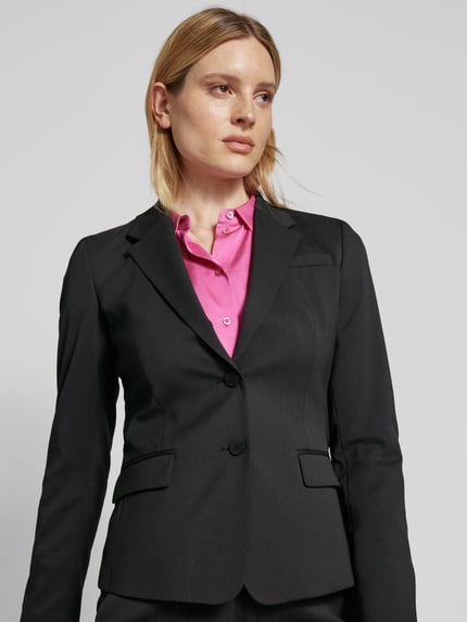 HUGO Slim fit blazer met wol model 'AREDANA' Zwart - 3