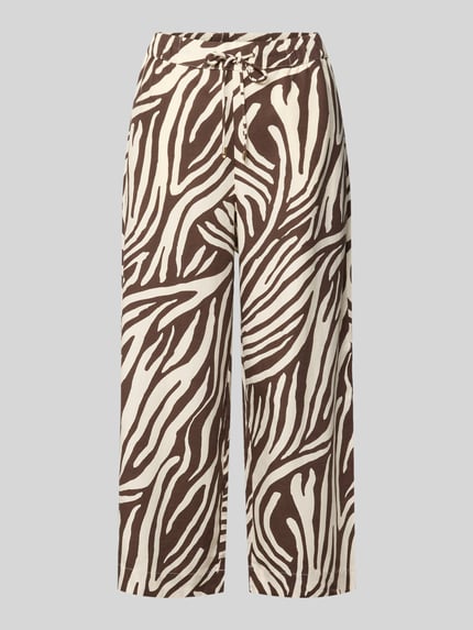 Regular Fit Culotte aus Lyocell-Viskose-Leinen-Mix Shop The Look MANNEQUINE
