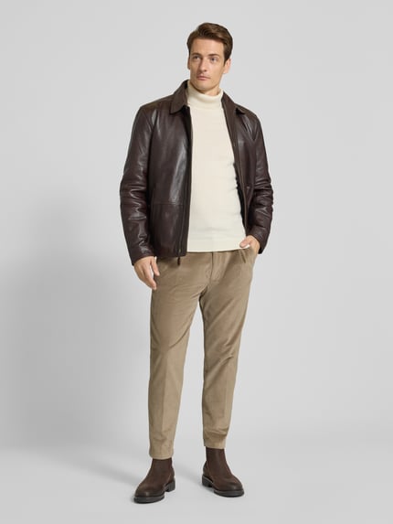 DRYKORN Ribcordbroek met Franse steekzakken Beige - 1