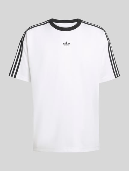 adidas Originals Relaxed Fit T-Shirt Trikot Weiss 2